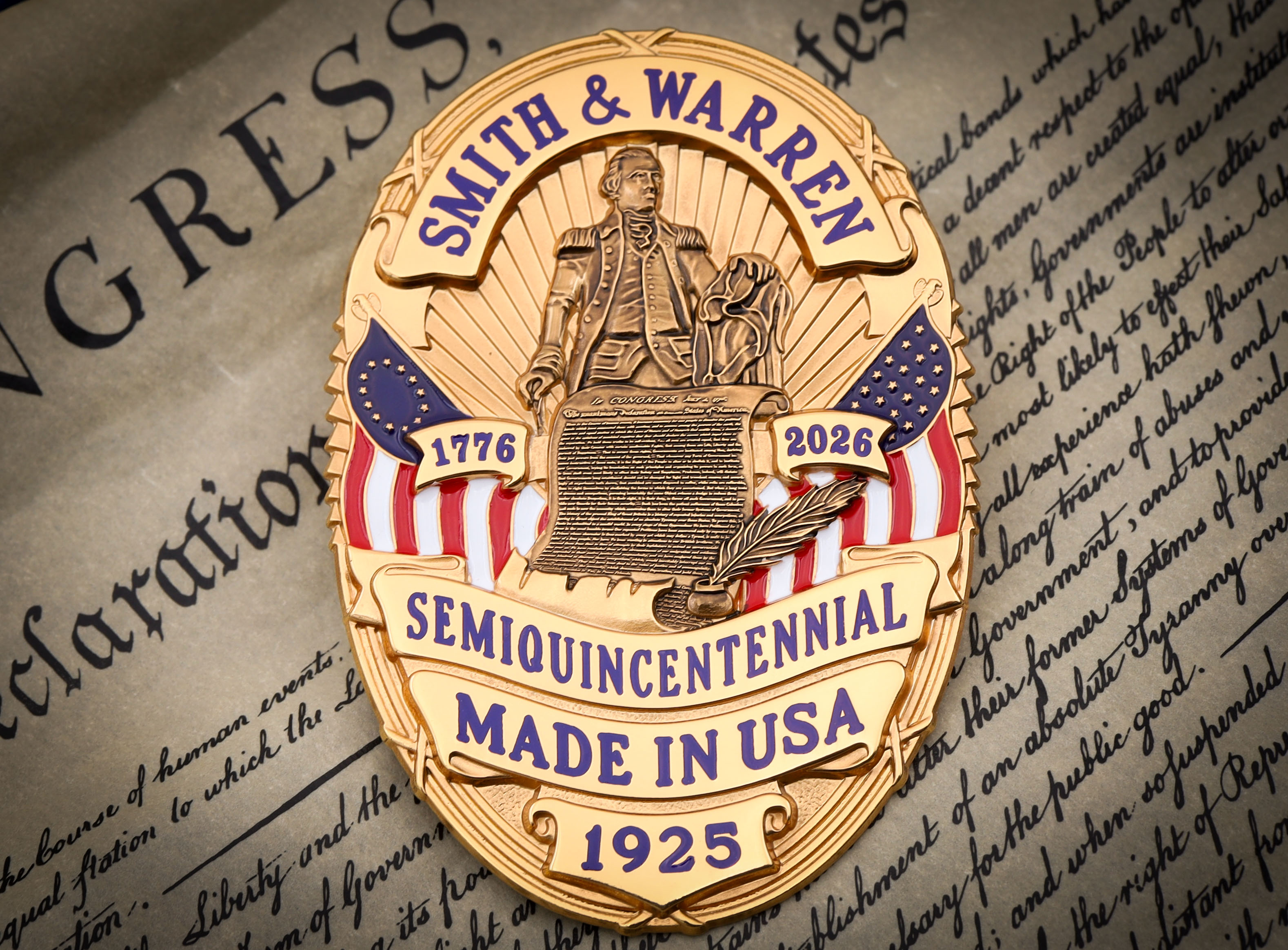 United States 250th Semiquincentennial Commemorative Badges